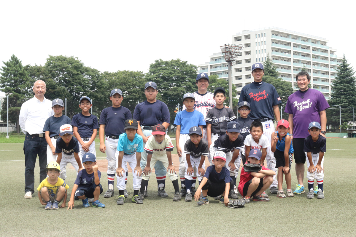 野球教室｜甲子園レジェンドとエネルギーのコラボレーション