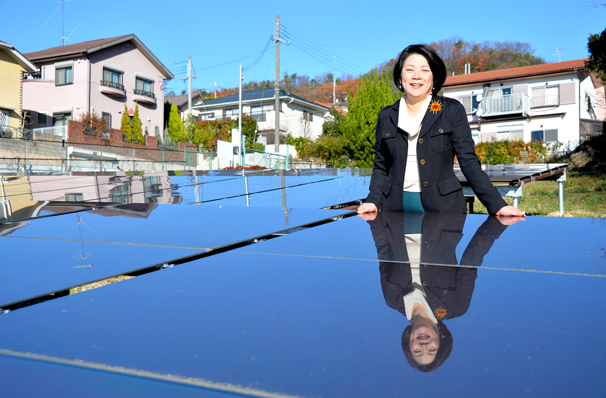 宝塚すみれ発電・井上保子さん