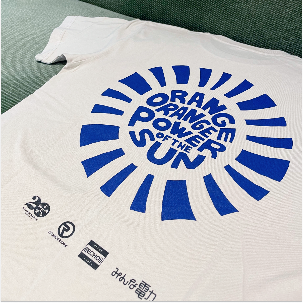 ORANGE RANGE×みんな電力 ダブルネームTシャツ Designed by BEAMS