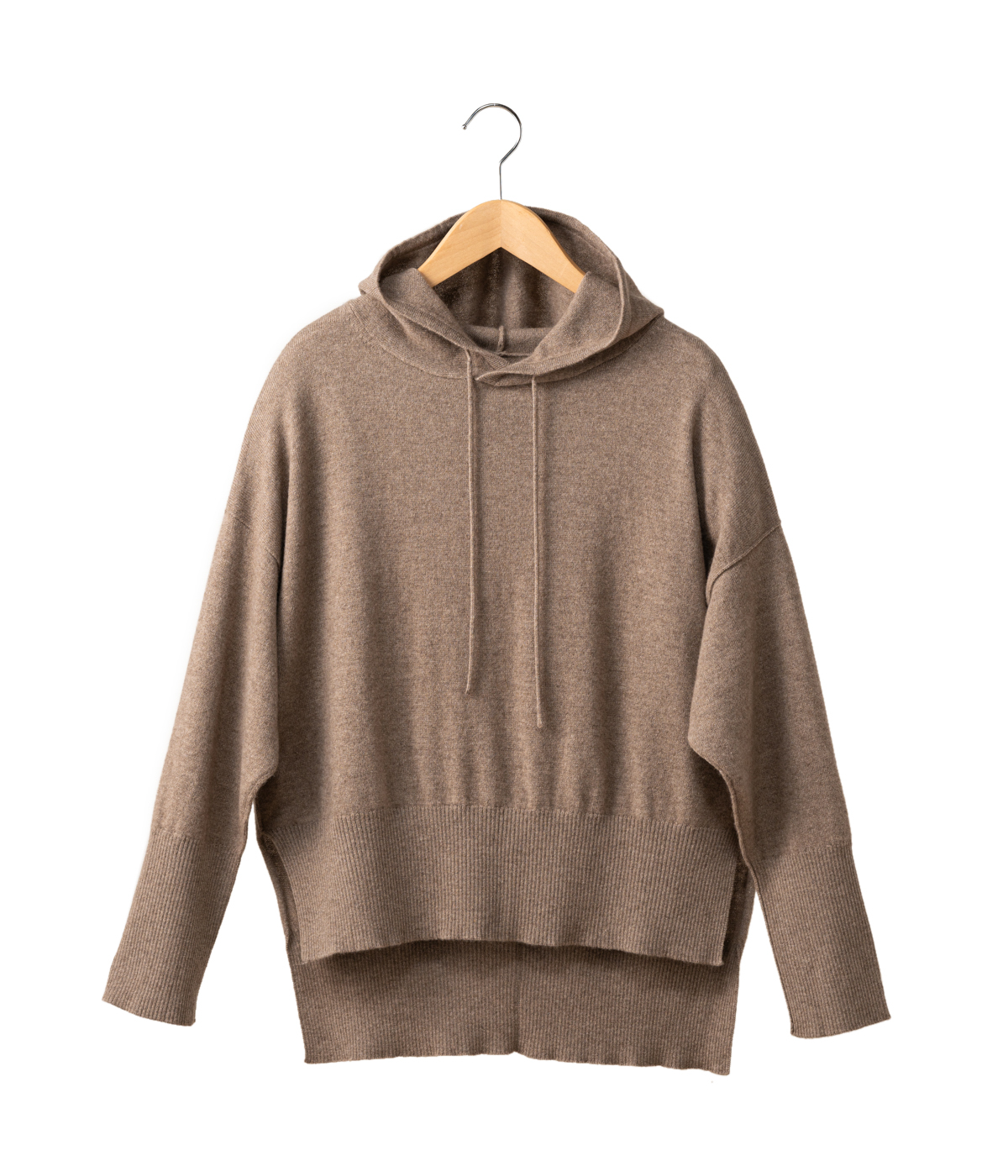 タドれるカシミヤ フーディーMサイズ（アシンメトリー ）