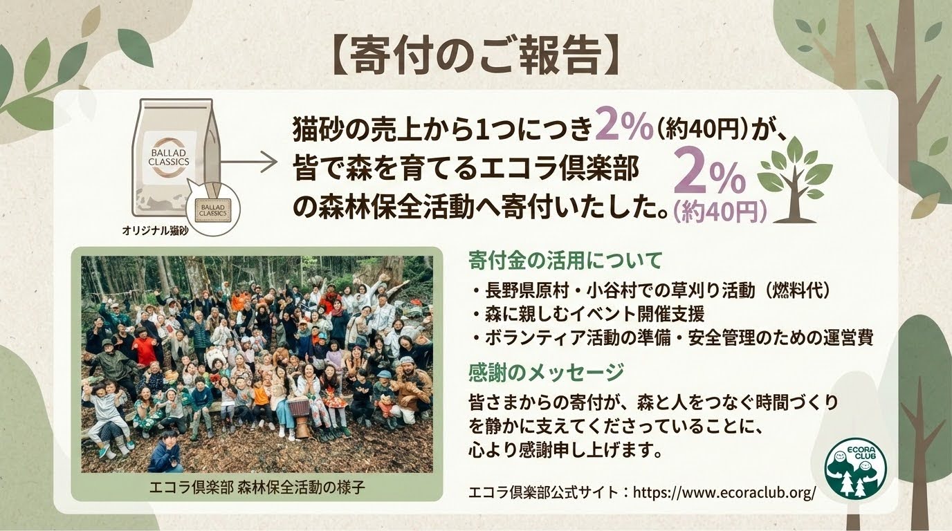 【完売】小泉今日子「TOUR 2024 "BALLAD CLASSICS" 」コラボ限定猫砂パッケージ