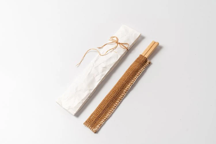 しな織のお箸入れ