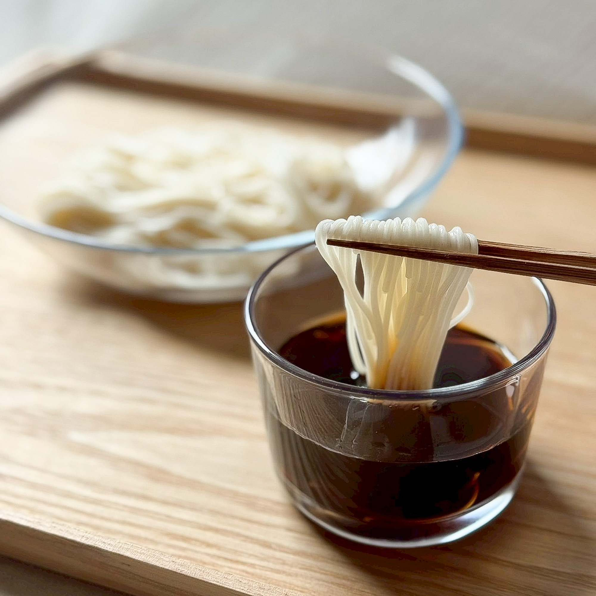 ゆで時間は約2分。
冷やしそうめんや温かいつけ麺として、様々なスタイルでご堪能いただけます。お好みの具材とともに、おいしい食卓を演出してください
