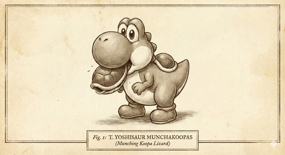 テスト用　T. Yoshisaur Munchakoopas（T.ヨシザウルス・ムンチャクッパス）